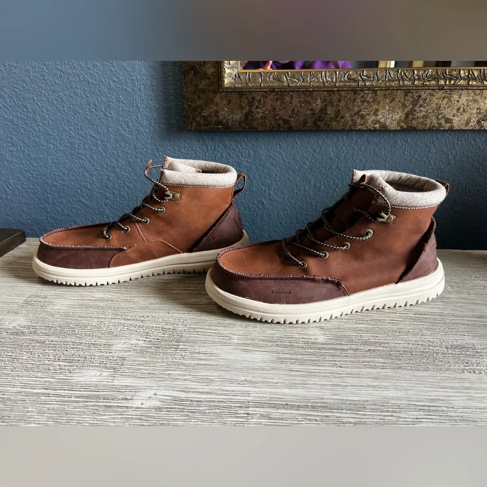 NWOT!!! Hey Dude Brown Chukka Boots